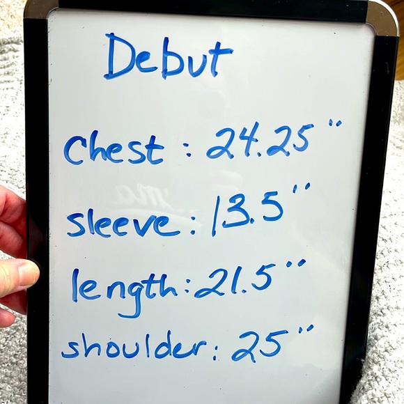 Debut Soft Gray Sweater Mock Neck Womens Small Drop Shoulder - Picture 13 of 15